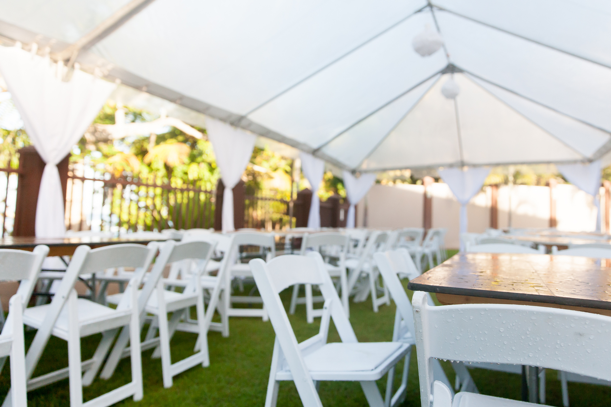 Climate Controlled Tents At Cabaret Tent and Party Rental